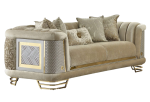 Romans Living Room Loveseat Only | Beige