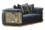 Elegance Loveseat, Dark Gray