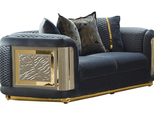 Elegance Loveseat, Dark Gray