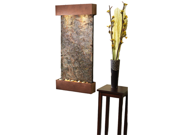 Whispering Creek-Copper Vein-Green Natural Slate