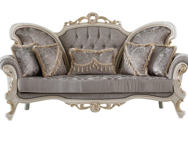 Kelebek Traditional Living Room Sofa Vizon 3 Seats Sofa