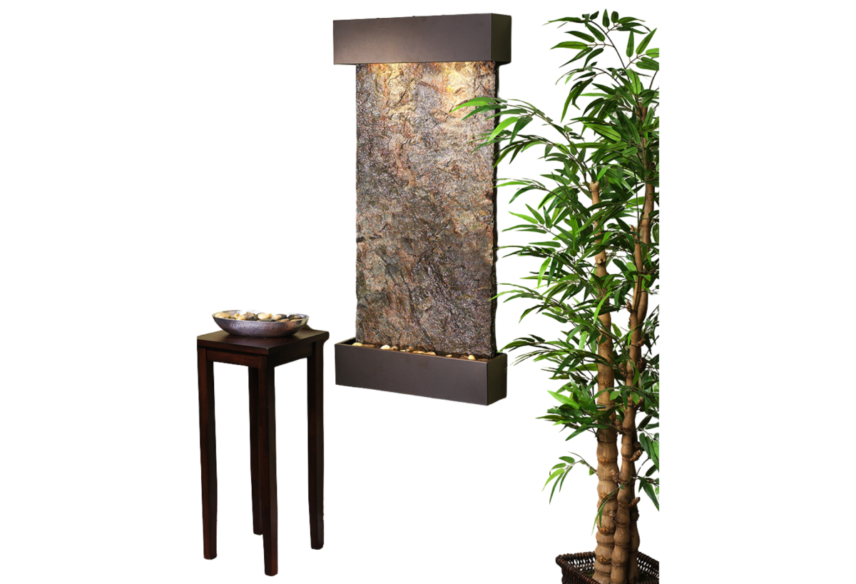Whispering Creek-Antique Bronze-Green Natural Slate