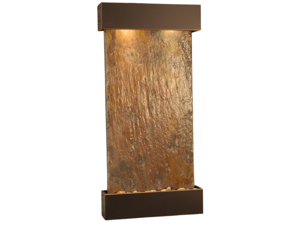 Whispering Creek-Blackened Copper-Multi-Color Natural Slate