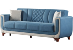 Berre Convertible Living Room Sofa | Blue | 3 Seats Sofa