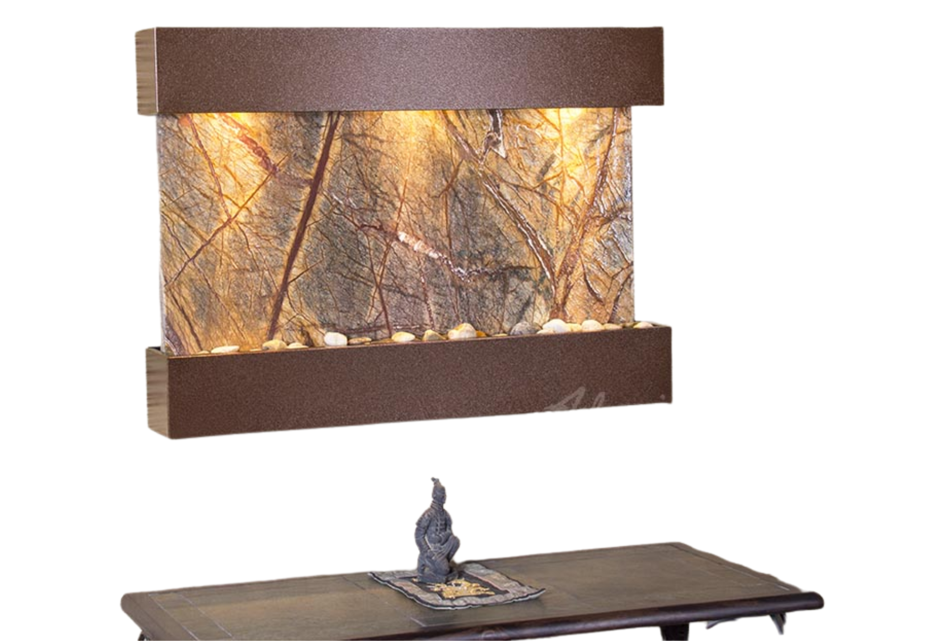 Reflection Creek-Copper Vein-Brown Marble