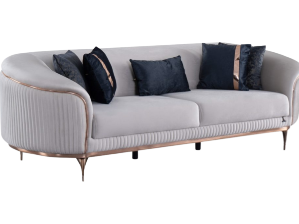 Pandora Stationary Sofa | Cream | 3 Seat Sofa