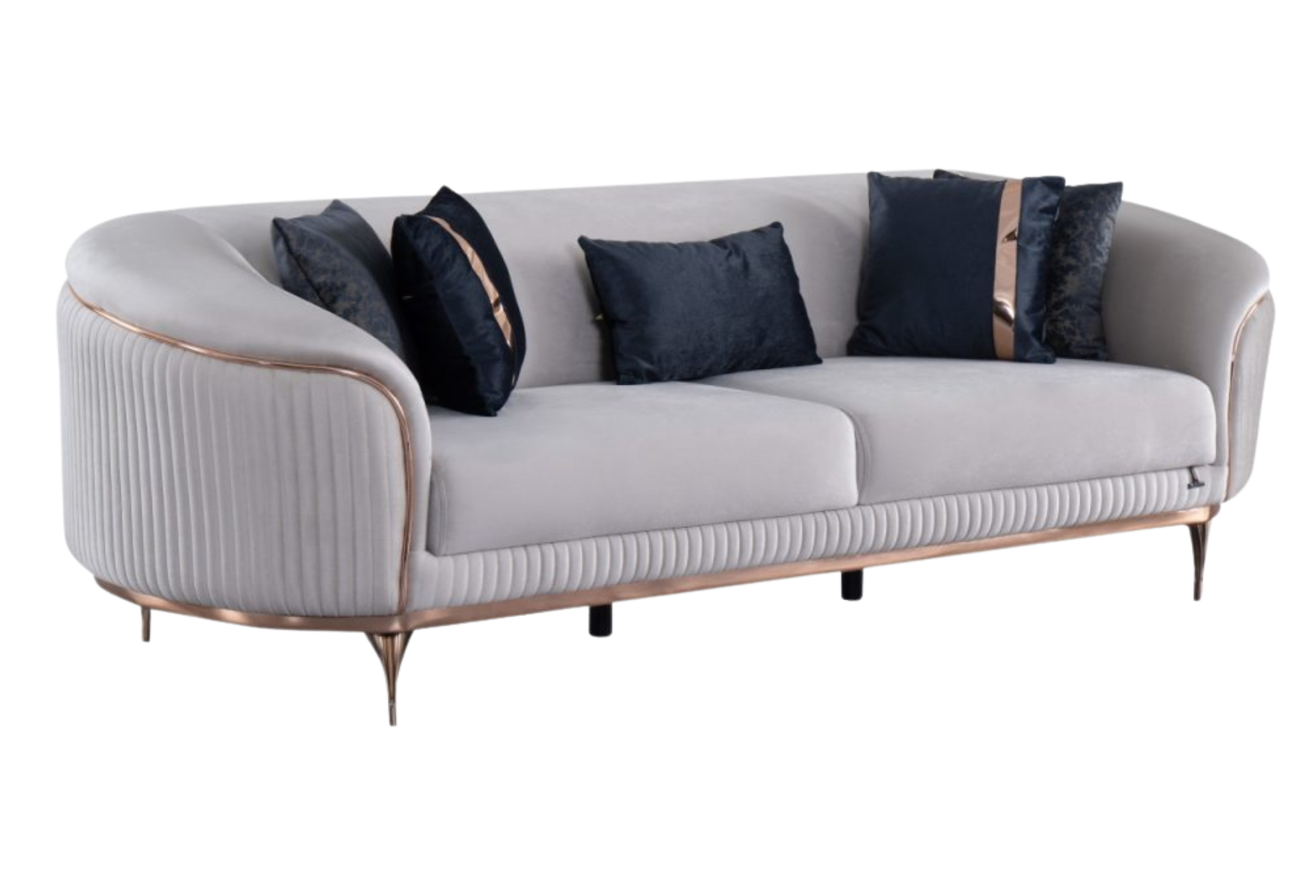 Pandora Stationary Sofa | Cream | 3 Seat Sofa