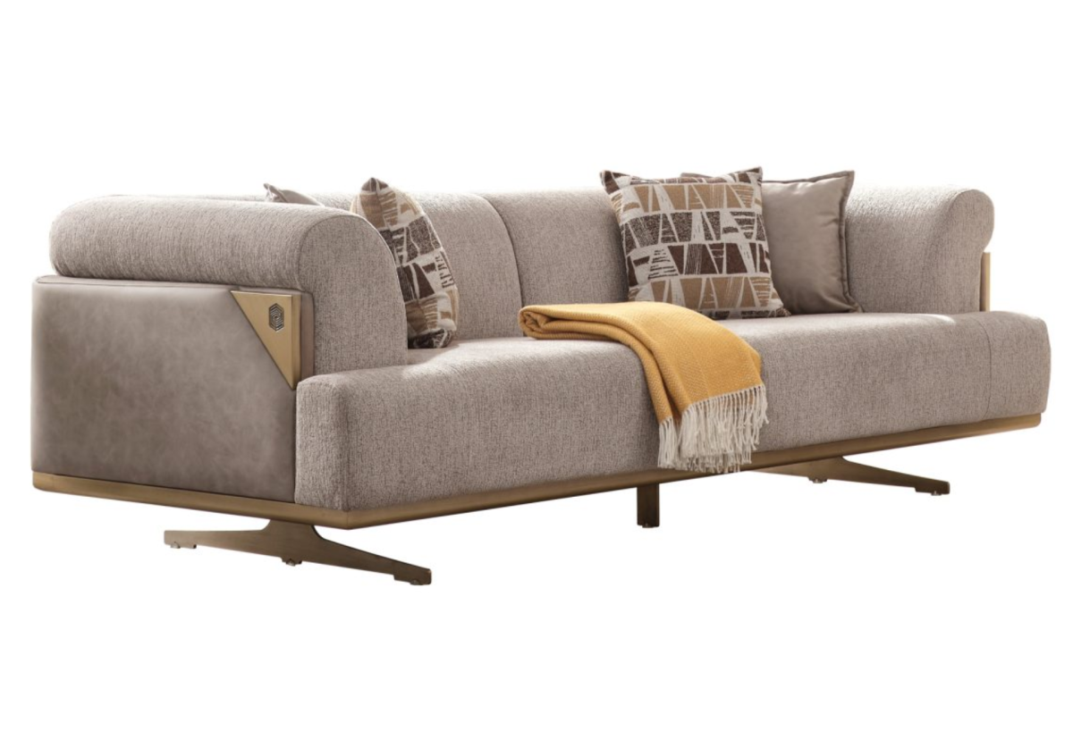 Urla 3 Seat Sofa Beige