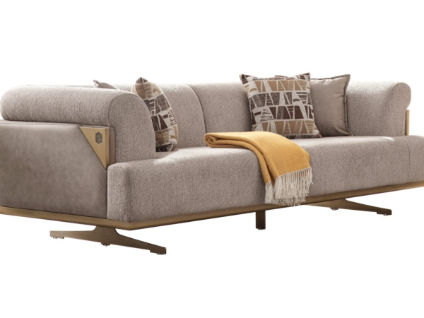 Urla 3 Seat Sofa Beige