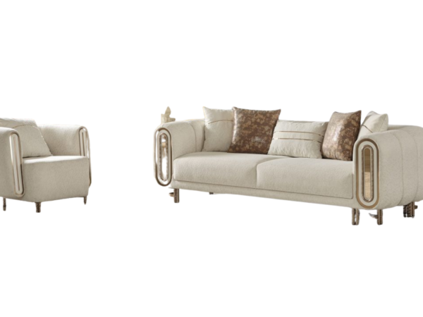 Bella 3 Seat Sofa, Cream