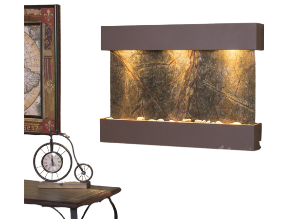 Reflection Creek-Woodland Brown-Green Marble