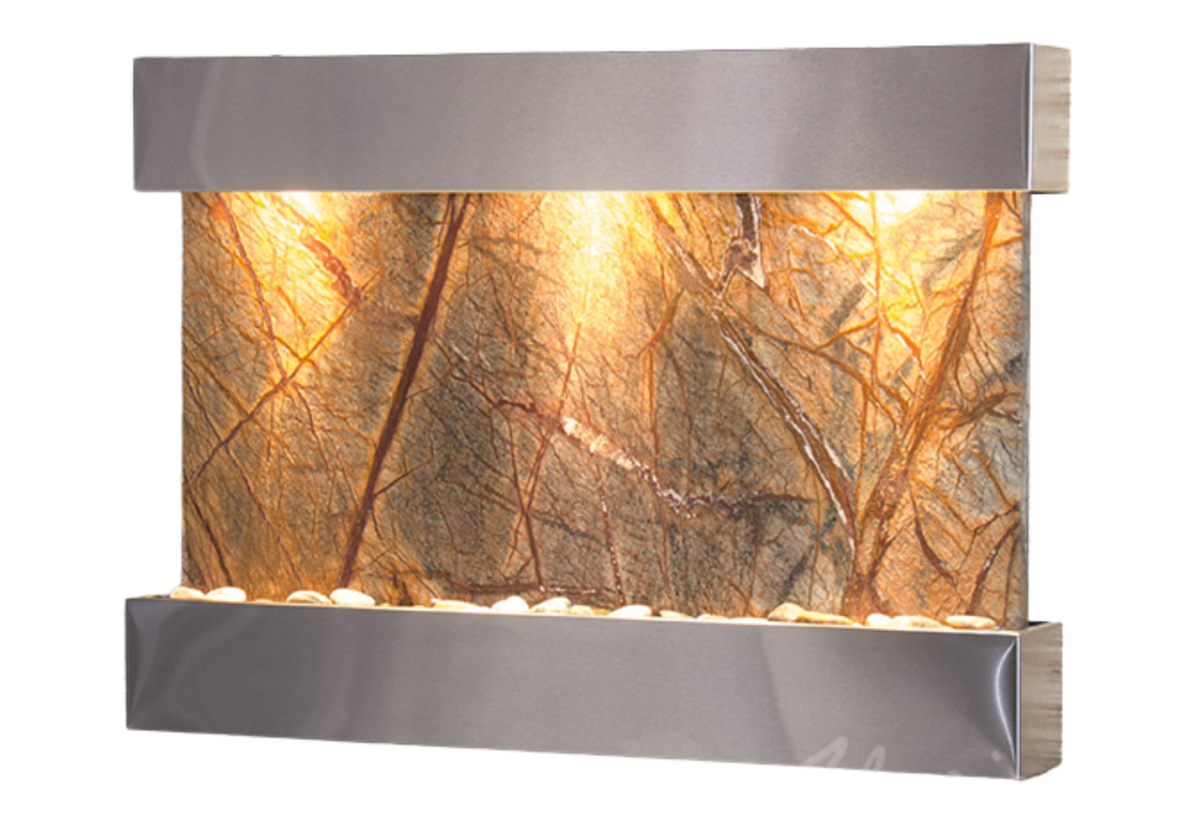 _Reflection Creek-Stainless Steel-Brown Marble