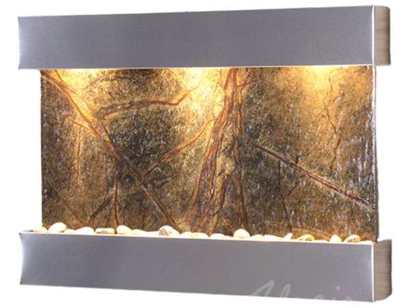 Reflection Creek-Stainless Steel-Green Marble