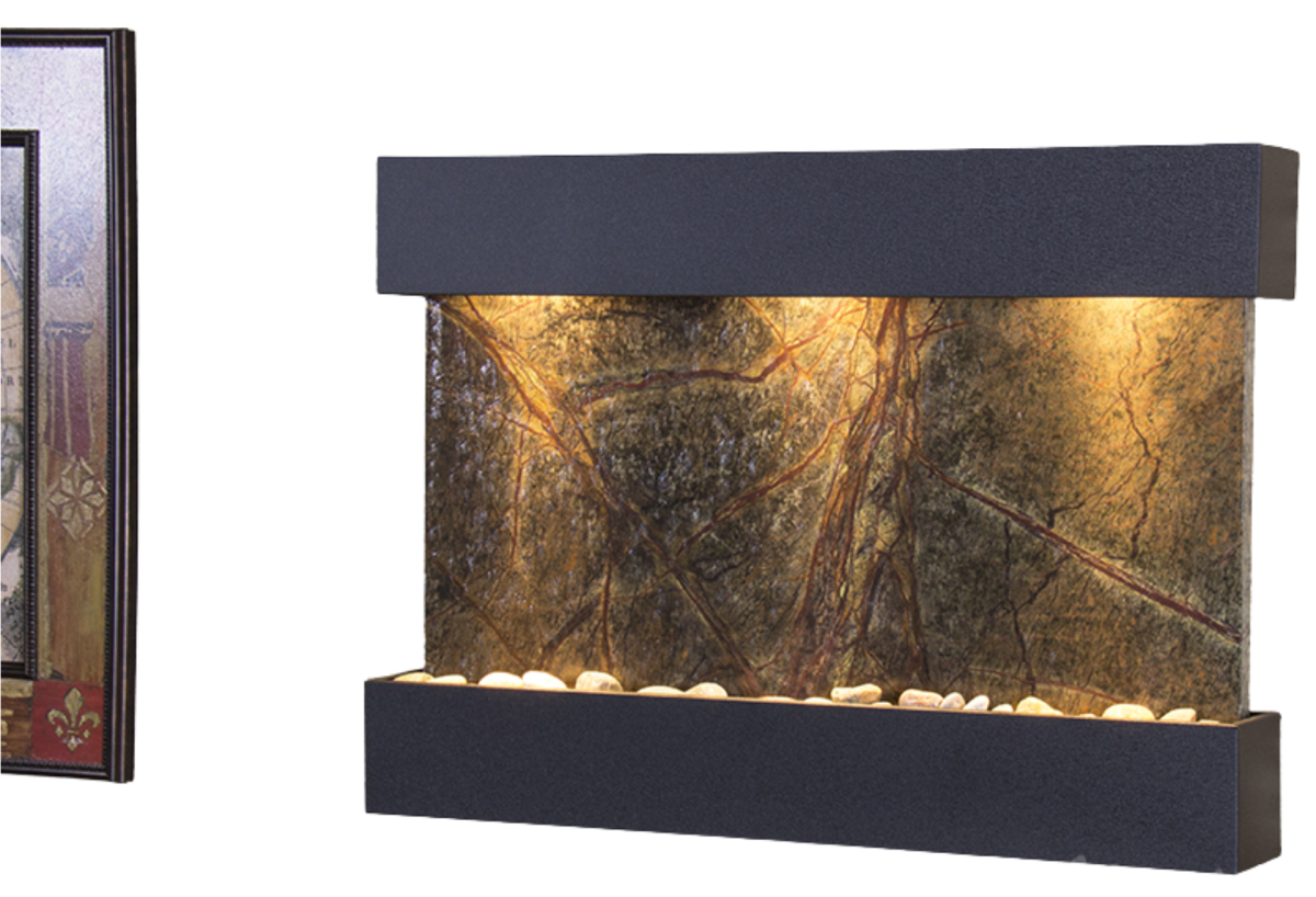 ReflectioReflection Creek-Textured Black-Green Marblen Creek-Textured Black-Green Marble