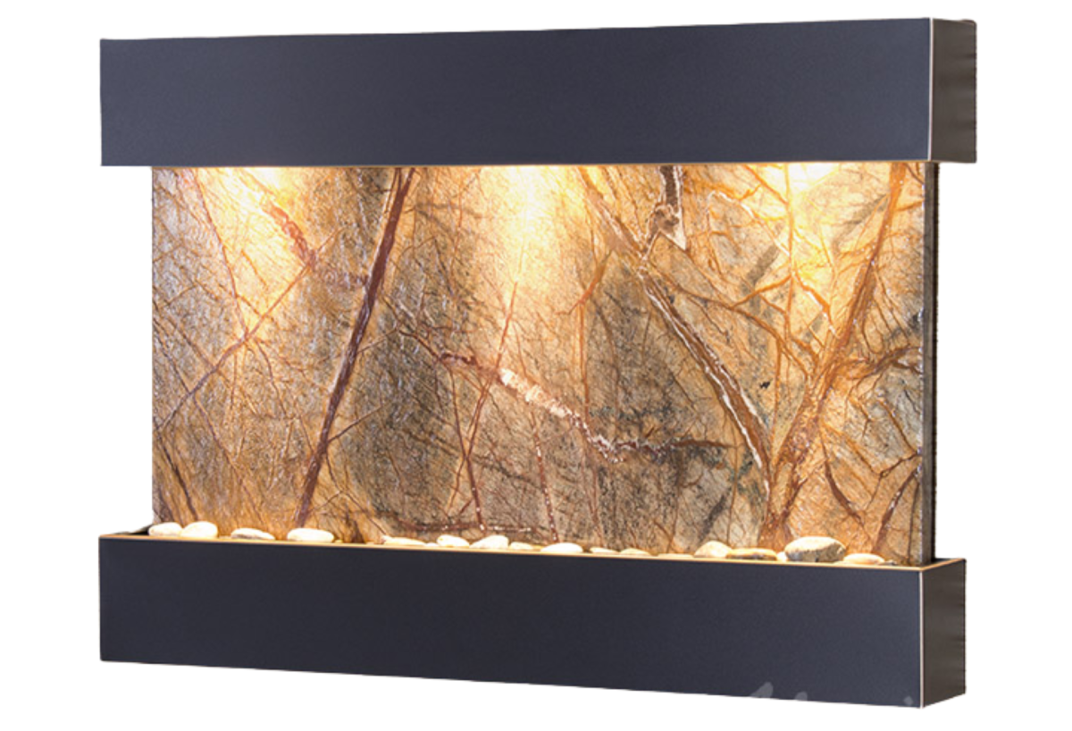 Reflection Creek-Blackened Copper-Brown Marble
