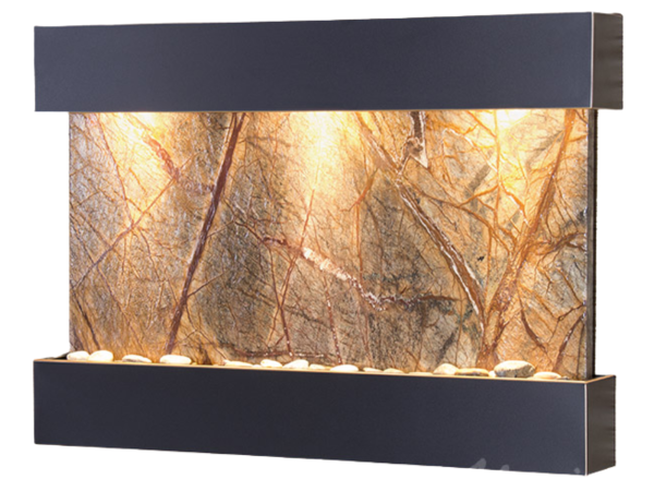Reflection Creek-Blackened Copper-Brown Marble