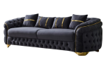 Arizona Stationary Sofa Only | Anthracite | 3 Seat Sofa