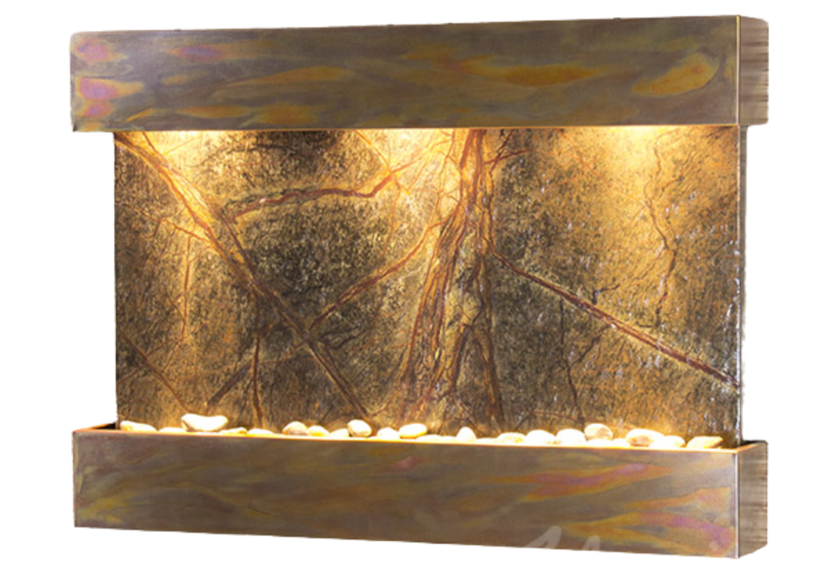 Reflection Creek-Rustic Copper-Green Marble