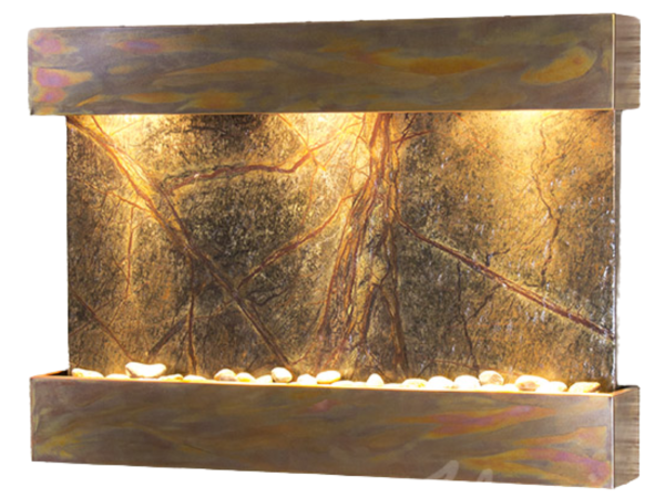 Reflection Creek-Rustic Copper-Green Marble
