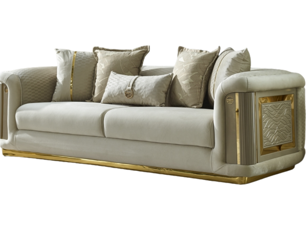Elegance 3 Seat Sofa, Cream