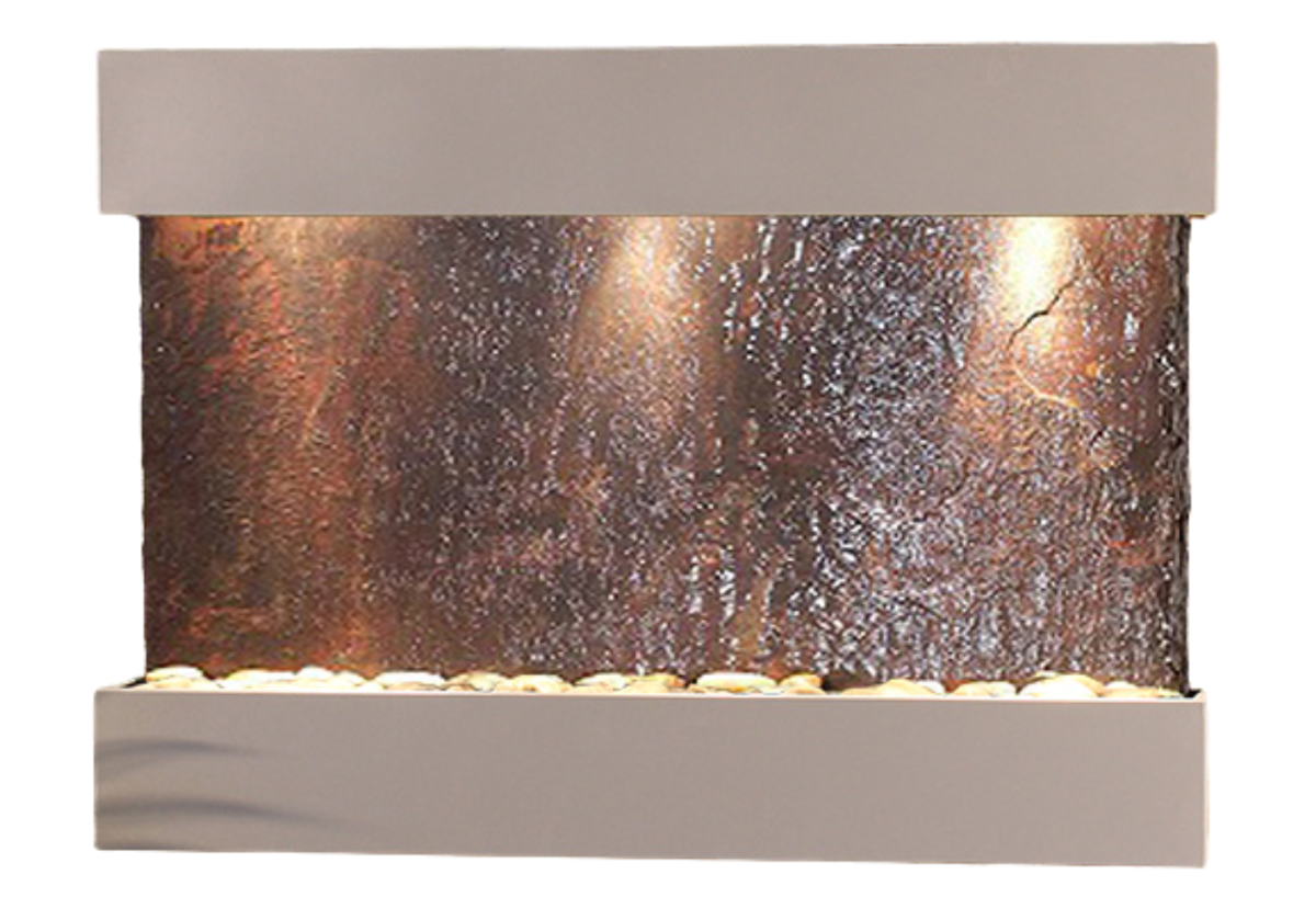 Reflection Creek-Silver Metallic-Multi-Color Natural Slate