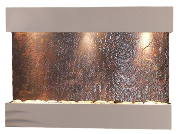 Reflection Creek-Silver Metallic-Multi-Color Natural Slate