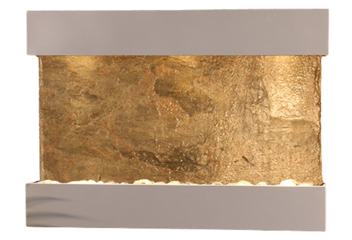 Reflection Creek-Silver Metallic-Green Natural Slate