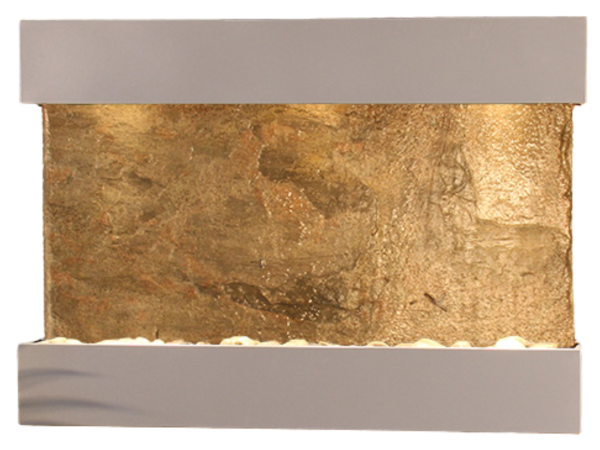 Reflection Creek-Silver Metallic-Green Natural Slate