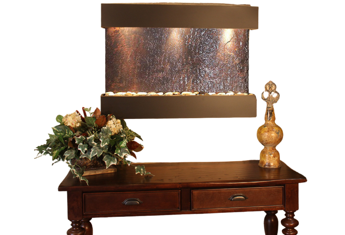 Reflection Creek-Blackened Copper-Multi-Color Natural Slate