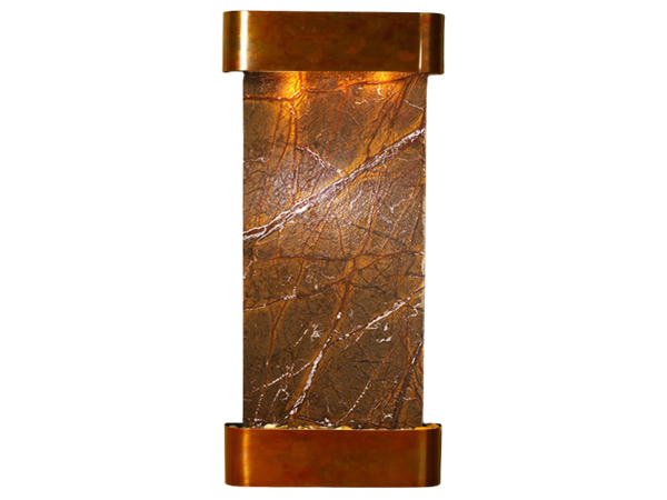 Cascade Springs-Round-Rustic Copper-Brown Marble