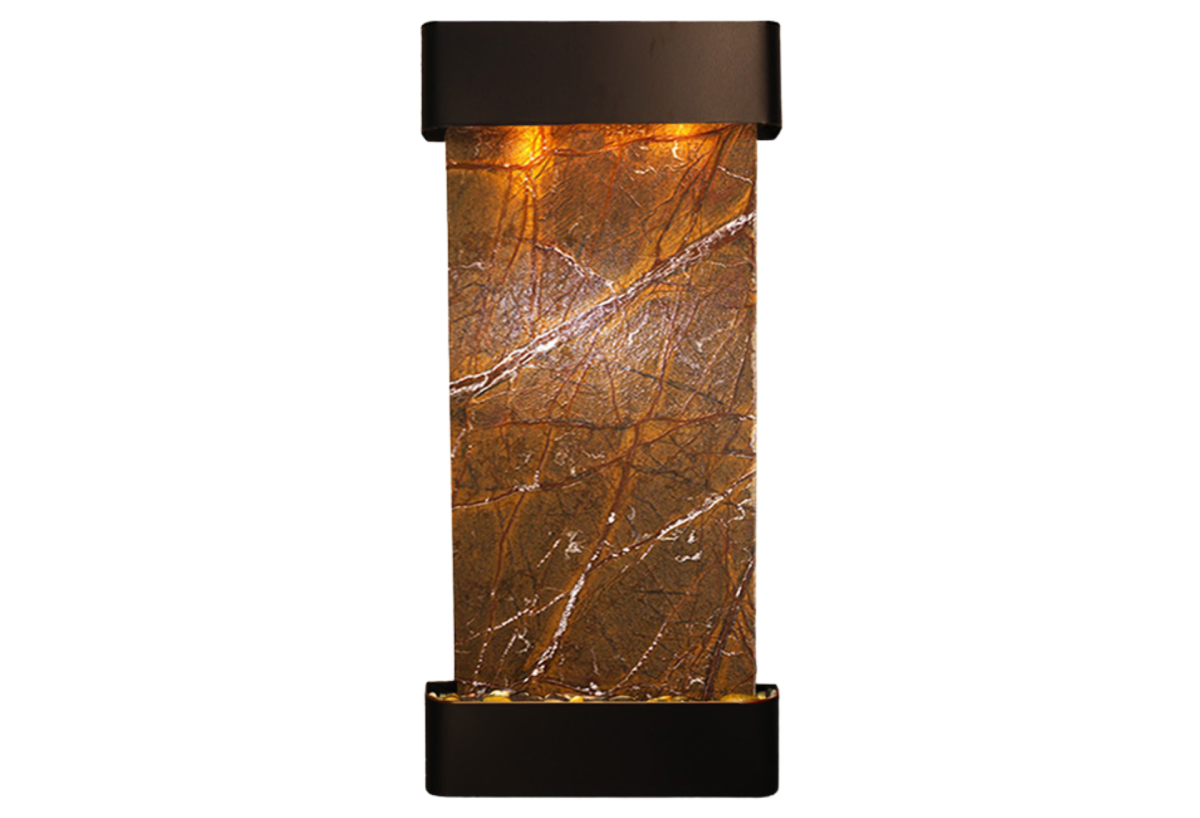 Cascade Springs-Round-Blackened Copper-Brown Marble