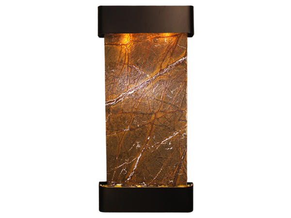 Cascade Springs-Round-Blackened Copper-Brown Marble