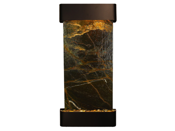 Cascade Springs-Round-Blackened Copper-Green Marble