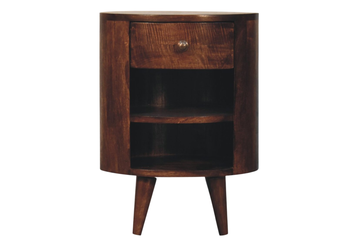 Cortez California Walnut Bedside