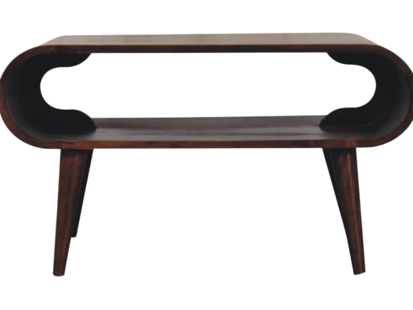 Open California Walnut Coffee Table