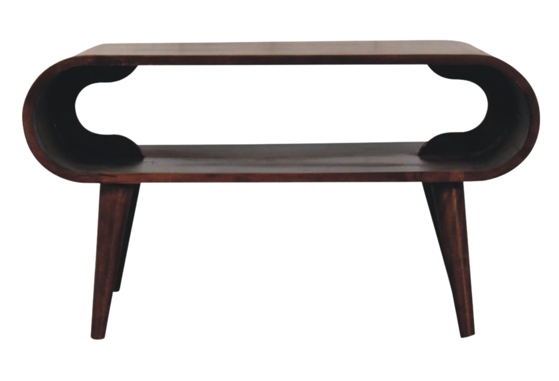 Open California Walnut Coffee Table