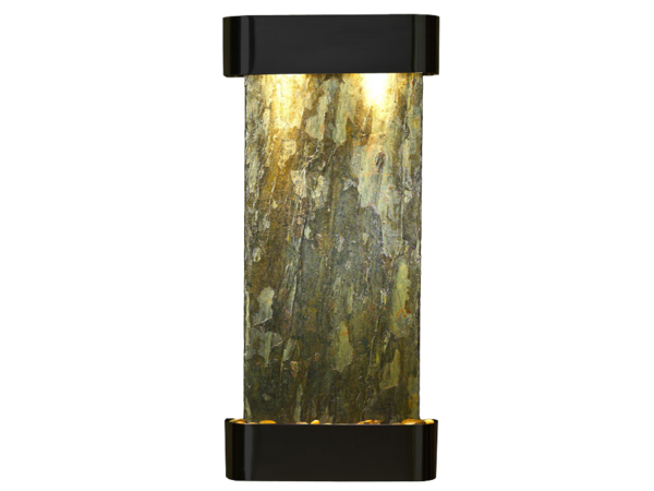 Cascade Springs-Round-Blackened Copper-Green Natural Slate
