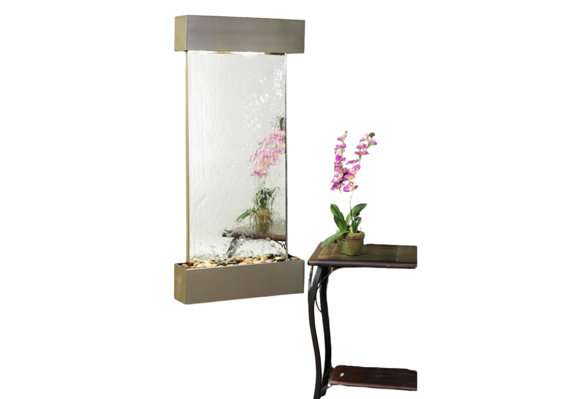 Cascade Springs-Square-Stainless Steel-Silver Mirror