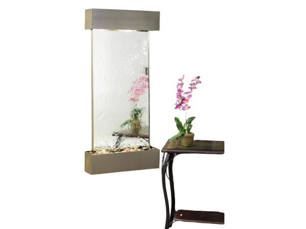 Cascade Springs-Square-Stainless Steel-Silver Mirror