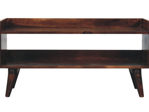 California Walnut Nordic Storage Bench