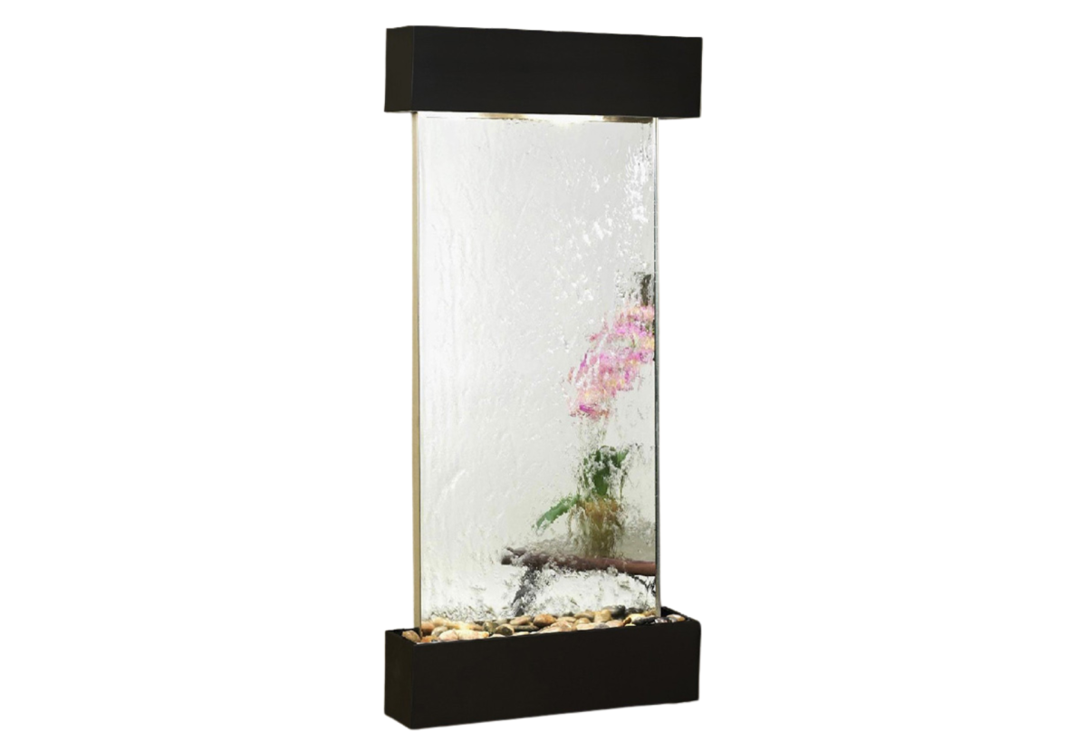 Cascade Springs-Square-Blackened Copper-Silver Mirror