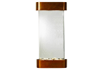 Cascade Springs-Round-Rustic Copper-Silver Mirror