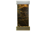 Cascade Springs-Square-Stainless Steel-Green Marble