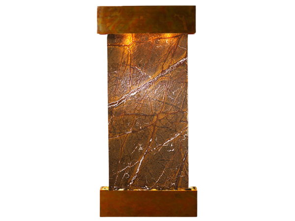 Cascade Springs-Square-Rustic Copper-Brown Marble