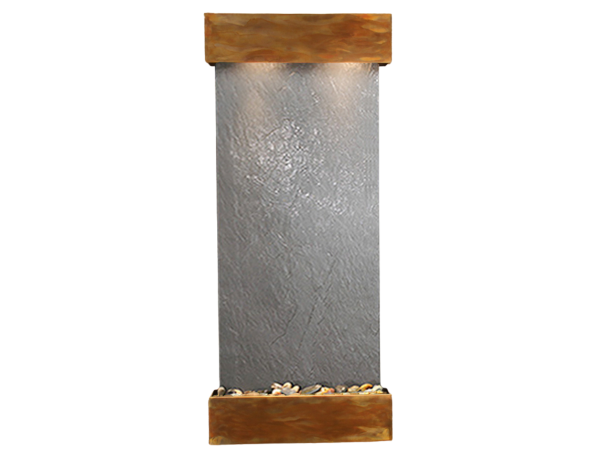 Inspiration Falls-Square-Rustic Copper-Black Featherstone