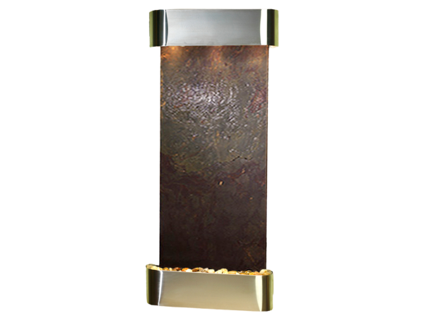 Inspiration Falls-Round-Stainless Steel-Multi-Color Featherstone