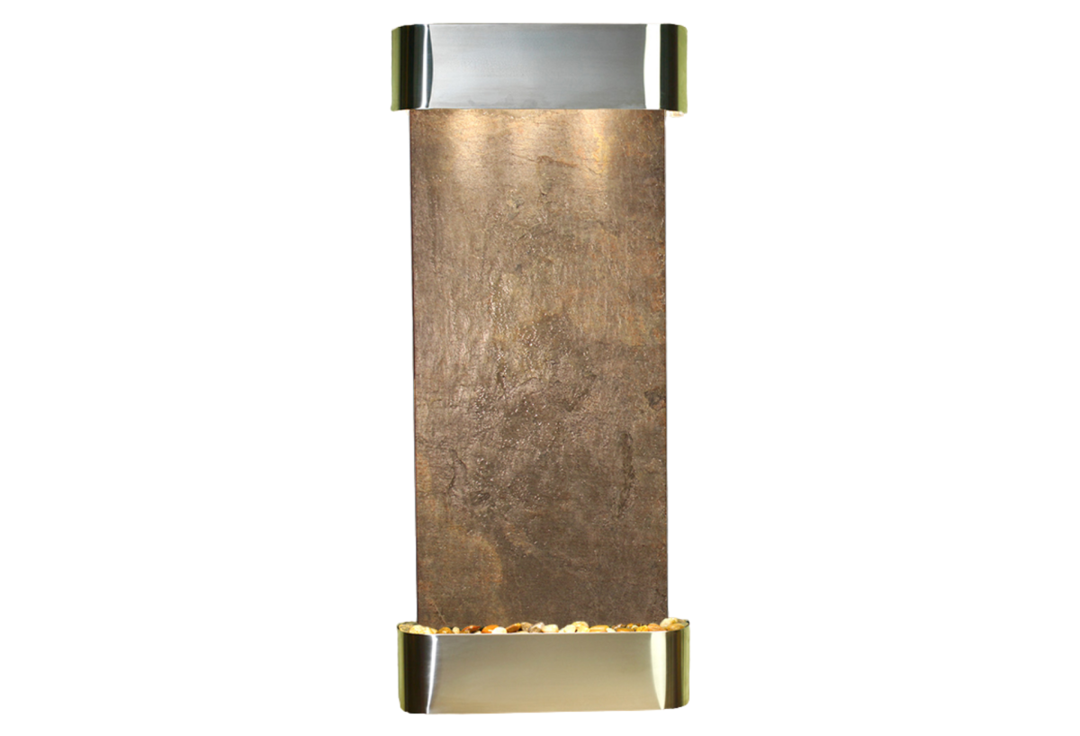 Inspiration Falls-Round-Stainless Steel-Green Featherstone