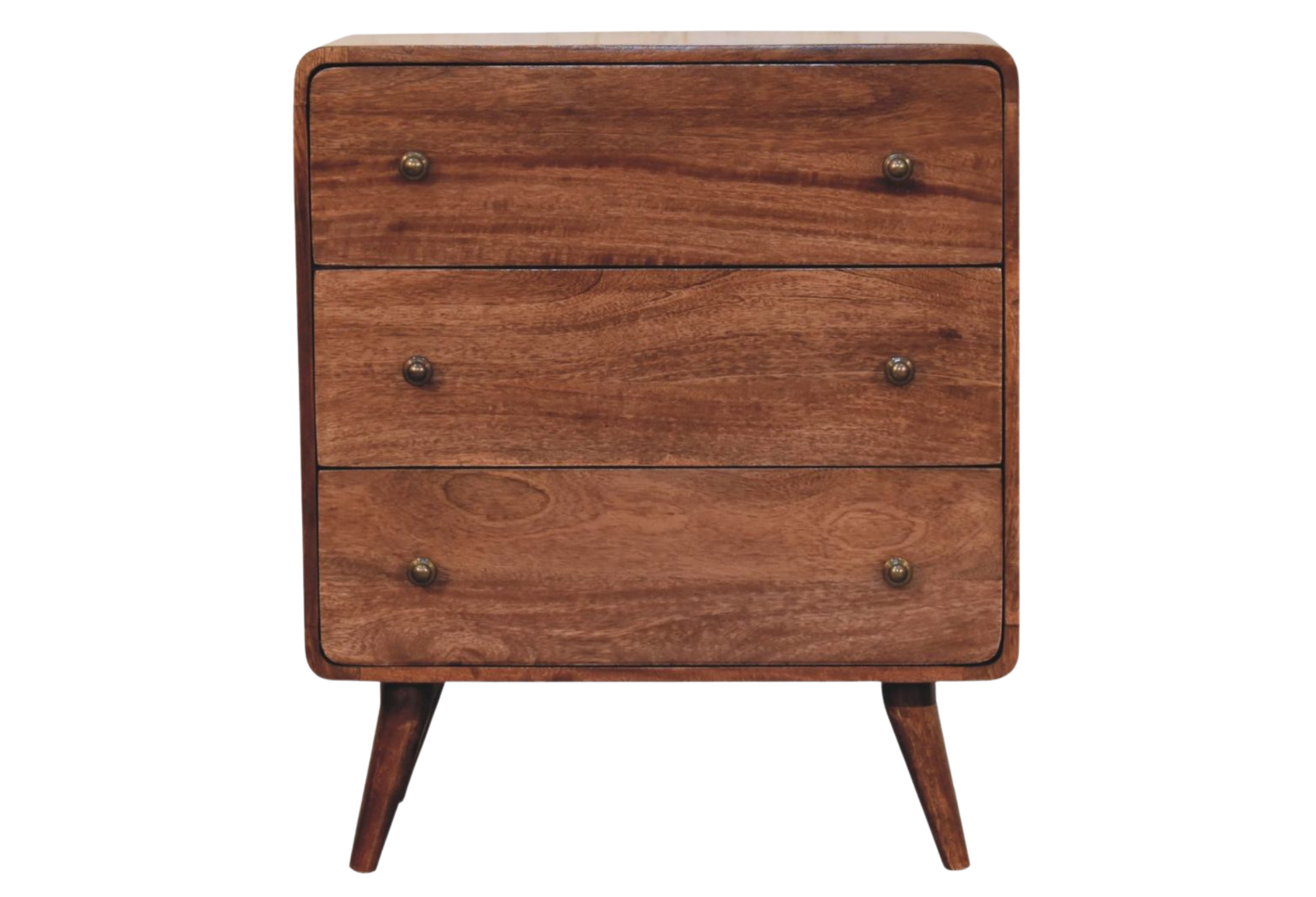 Curved Honey Caramel Chest