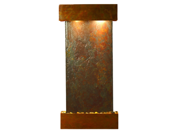 Cascade Springs-Square-Rustic Copper-Multi-Color Natural Slate