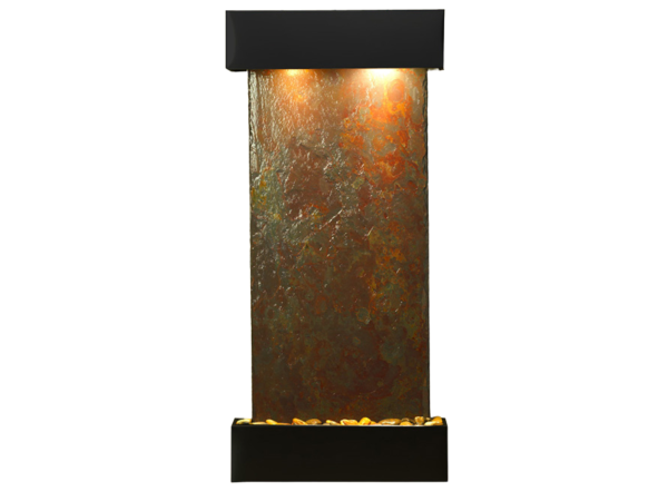 Cascade Springs-Square-Blackened Copper-Multi-Color Natural Slate